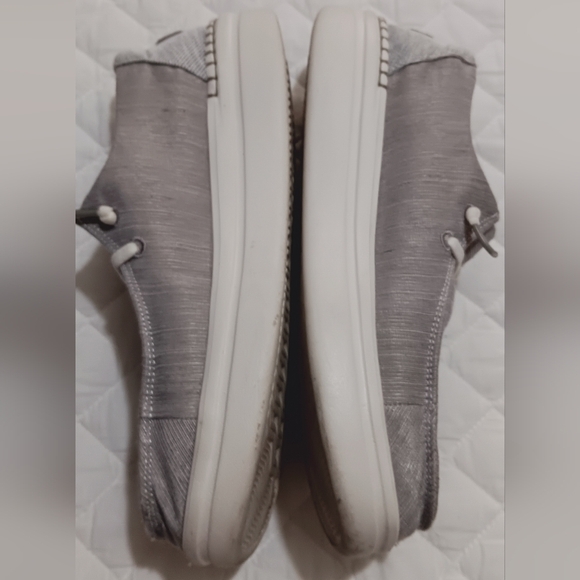 Hey Dude Women’s Wendy Linen - Lunar Rock Light Gray Size 7 - Picture 6 of 8